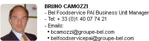 Bruno Camozzi, Bel Foodservice PAI Business Unit Manager
